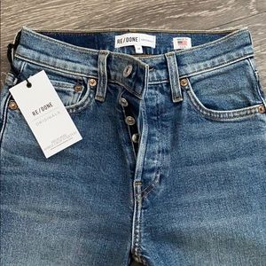 ReDone high rise ankle crop